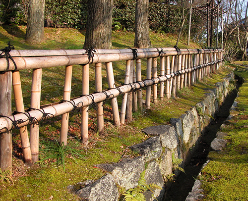 Bamboo Fencing for Garden Fence and Landscaping Privacy